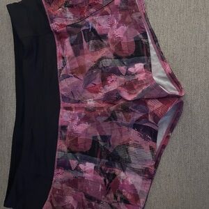 lululemon athletica Pink Abstract Athletic Shorts